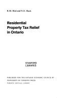 Residential property tax relief in Ontario