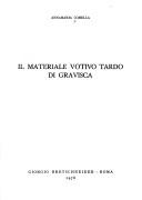 Cover of: Il materiale votivo tardo di Gravisca