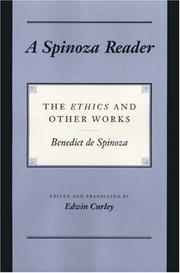 A Spinoza reader by Baruch Spinoza