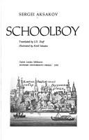 Cover of: A Russian schoolboy by S. T. Aksakov