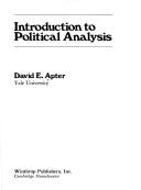 Cover of: Introduction to political analysis