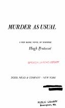 Cover of: Murder as usual