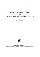 Policy reform in developing countries