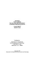 Criteria for planning the college and university learning resources center by Irving R. Merrill