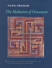 The mediation of ornament by Oleg Grabar