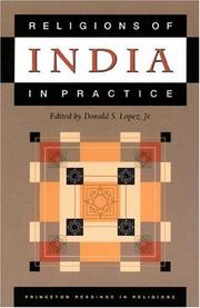 Cover of: Religions of India in practice