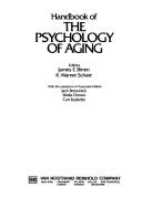 Cover of: Handbook of the psychology of aging