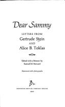 Dear Sammy by Gertrude Stein