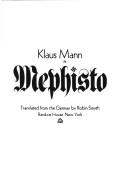Cover of: Mephisto by Klaus Mann