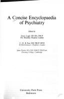 Cover of: A Concise encyclopaedia of psychiatry