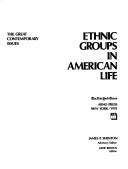 Cover of: Ethnic groups in American life