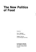 Cover of: The New politics of food