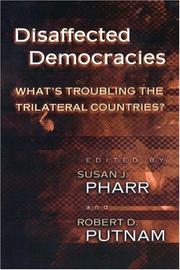 Cover of: Disaffected Democracies