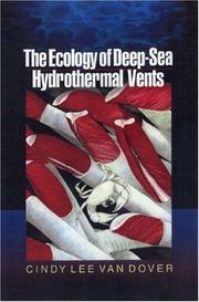 Cover of: The Ecology of Deep-Sea Hydrothermal Vents by Cindy Lee Van Dover