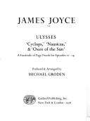 Ulysses, 'Cyclops', 'Nausicaa', & 'Oxen of the sun' : a facsimile of page proofs for episodes 12-14