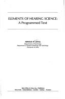 Elements of hearing science : a programmed text