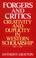 Cover of: Forgers and critics