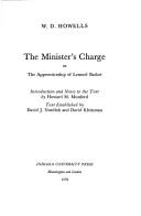 The Minister's Charge by William Dean Howells