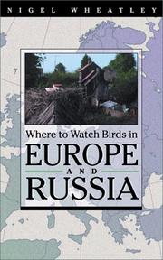 Cover of: Where to Watch Birds in Europe and Russia