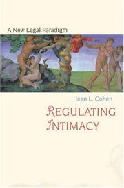 Regulating Intimacy by Jean L. Cohen