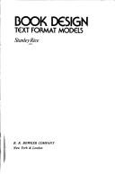 Cover of: Book design: text format models