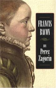 Cover of: Francis Bacon by Perez Zagorin
