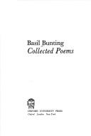 Cover of: Collected poems by Bunting, Basil.