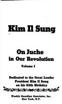 Cover of: On juche in our revolution