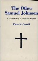 Cover of: The other Samuel Johnson: a psychohistory of early New England
