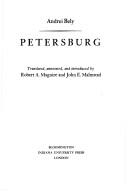 Cover of: Petersburg by Andrey Bely