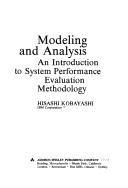 Cover of: Modeling and analysis by Hisashi Kobayashi