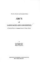 Cover of: ABC's of languages and linguistics: a practical primer to language science in today's world