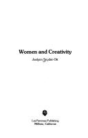 Cover of: Women and creativity