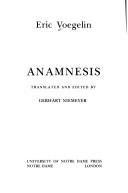 Cover of: Anamnesis