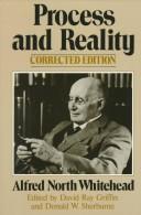 Cover of: Process and reality by Alfred North Whitehead