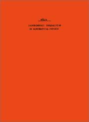 Cover of: Isoperimetric Inequalities in Mathematical Physics by George Pólya, Gábor Szegő
