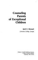 Cover of: Counseling parents of exceptional children