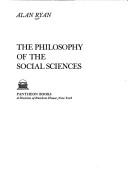 Cover of: The philosophy of the social sciences.