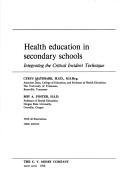 Health education in secondary schools : integrating the critical incident technique