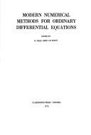 Modern numerical methods for ordinary differential equations