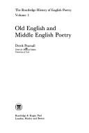 Cover of: Old English and Middle English poetry