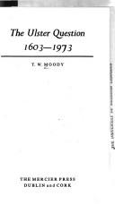 The Ulster question, 1603-1973