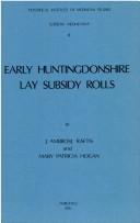 Cover of: Early Huntingdonshire lay subsidy rolls