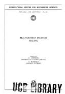 Cover of: Multicriteria decision making