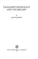 Tai-Khamti phonology and vocabulary by Alfons Weidert