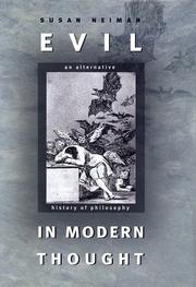 Cover of: Evil in Modern Thought