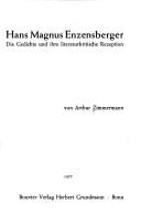 Cover of: Hans Magnus Enzensberger: Die Gedichte und ihre literaturkritische Rezeption