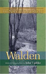 Cover of: Walden by Henry David Thoreau