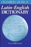 Cover of: Chambers/Murray Latin-English dictionary