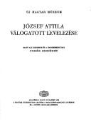 Cover of: József Attila válogatott levelezése